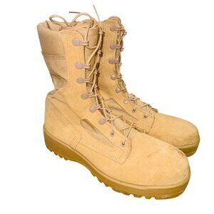 Belleville 300 DES ST 8 Vibram Tan Safety Boots Desert Combat Military Tactical